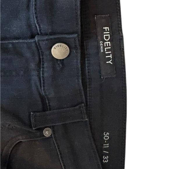 Fidelity Denim 50-11 Straight Leg Jeans 33x35 - Picture 7 of 10